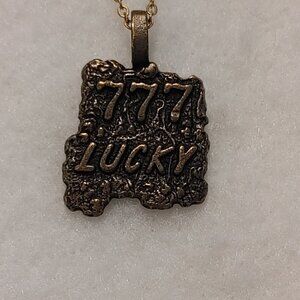 Cute Lucky 7's necklace